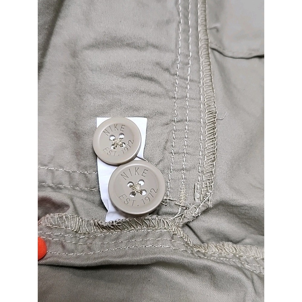Nike The Athletic Dept. Women's Cotton Capri's Medium Beige Pockets Deadstock - Picture 10 of 14
